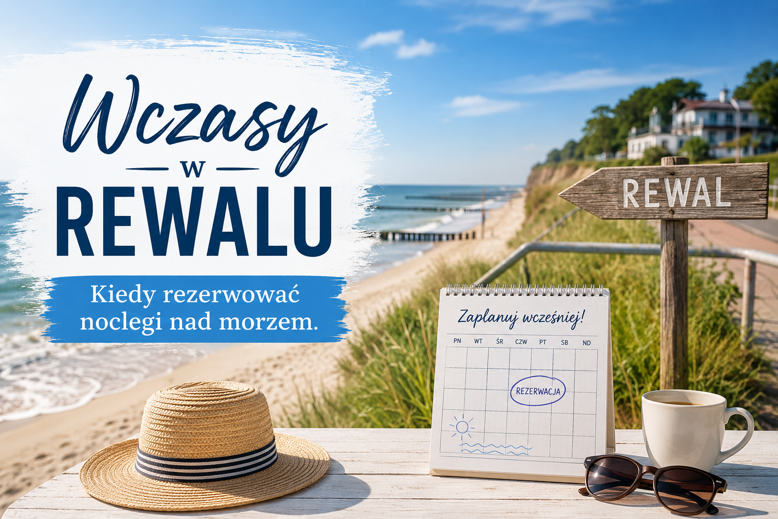 Wczasy w Rewalu. Kiedy rezerwować noclegi nad morzem.